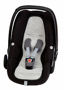 Дышащий защитный вкладыш из 100% Microfibre с 3D Mesh для автокресел группы 0+ (Altabebe, AL7040)